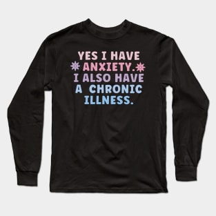 Funny Chronic Illness Comfort Colors - POTS Syndrome Long Sleeve T-Shirt